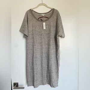 James Perse size 4 Grateful Dead Raglan Fleece T-Shirt Dress.